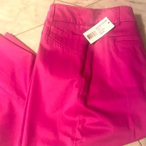 NWT Pretty raspberry capris